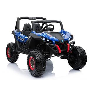 Megacar Jeep XMX603, 4x45W, 2x12V 7Ah, spider modrý lakovaný