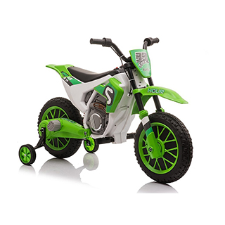 Detská elektrická motorka cross Megacar XMX616, 2x35W, 1x12V 7Ah, zelená