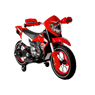 Megacar detská elektrická motorka FB-6186, 35W, 6V 4,5Ah, červená