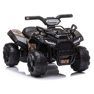 Megacar Detská elektrická štvorkolka JS320, 1x45W, 6V 4Ah, čierna