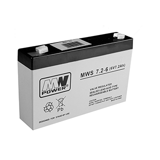 MEGACAR Gélová batéria 6V 7,2Ah pre elektrické autíčka