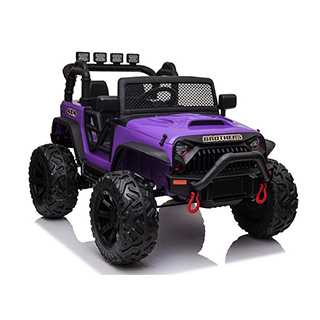 Megacar Jeep JC666, 2x200W, 2x12V 7Ah, fialový