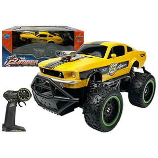 LEANTOYS Climber detské terénne autíčko R/C, 1:20, žlté