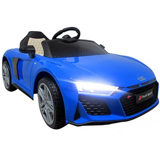 Detské elektrické autíčko Megacar Audi R8 Sport, 2x35W, 1x12V, modré
