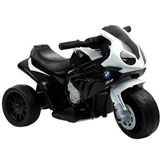 Megacar BMW S1000RR trojkolesová, 1x35W, 6V 4,5Ah, čierna