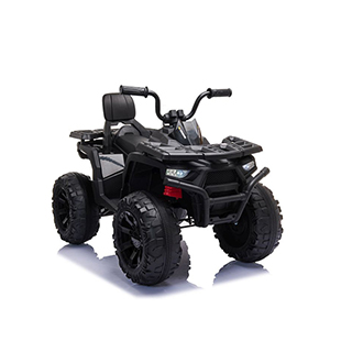 Megacar detská elektrická štvorkolka JC333, 2x200W, 2x12V 4,5Ah, čierna