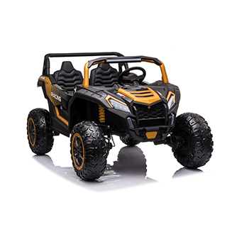 Detské elektrické autíčko bugina Megacar Buggy A032, 2x200W, 24V 7Ah, zlatá