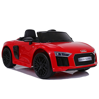 Megacar Audi R8 JJ2198, 2x45W, 2x6V 7Ah, červené