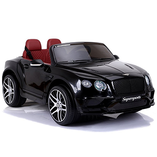 Megacar Bentley Supersport JE1155, 2x45W, 2x6V 7Ah, čierne