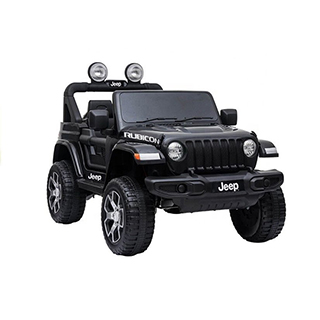 Megacar Jeep Wrangler Rubicon 4x4 , 4x45W, 12V 10Ah, čierny