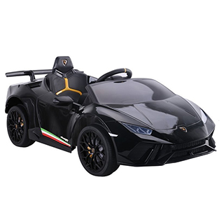 Megacar Lamborghini Huracan, 4x45W, 12V 4,5Ah, čierne