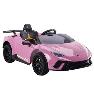Megacar detské elektrické autíčko Lamborghini Huracan, 4x45W, 12V 4,5Ah, ružové