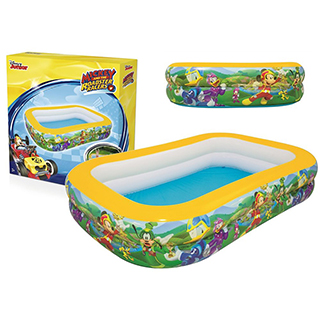 Nafukovací bazén pre deti Bestway 91008 Micky Mouse racer, 262x175x51 cm 