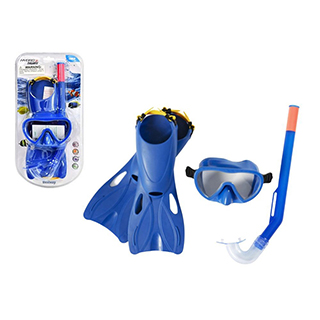 Detská potápačská súprava Bestway 25039, modrá, 3-6 rokov