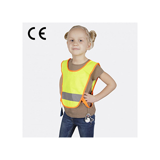 Reflexná mini vesta pre deti MSZ-007, žltá
