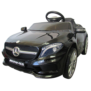 Detské elektrické autíčko Megacar MERCEDES GLA 45, kolesá EVA pena, rádio USB. MP3, diaľkové ovládanie 2 x 35 W, 12V, čierne
