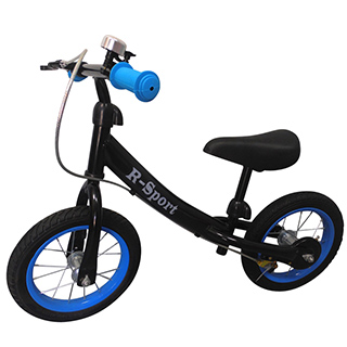 Odrážadlo balančný bicykel R-SPORT RM3, 82x64x42 cm, nafukovacie kolesá 28 cm, modro-čierne