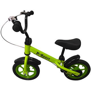 Odrážadlo balančný bicykel R-SPORT RM9, 88x68x47 cm, EVA kolesá 28 cm, zelené