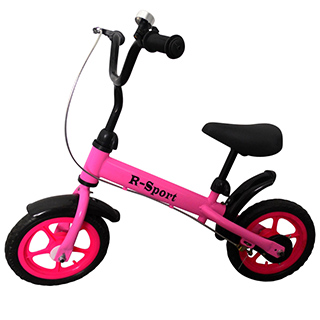 Odrážadlo balančný bicykel R-SPORT RM9, 88x68x47 cm, EVA kolesá 28 cm, ružové