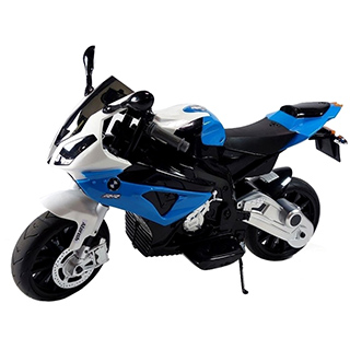 Detská elektrická motorka Megacar BMW S1000RR, 2 x 45 W, 1x 12V, 7Ah, veľká modrá