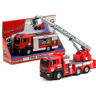 LEANTOYS detské hasičské autíčko FIRE ENGINE