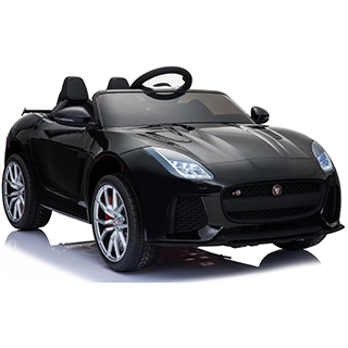 Detské elektrické autíčko Megacar Jaguar F-Type, 2 x 45 W, 1 x 12V 4,5Ah, čierne