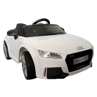 Detské elektrické autíčko MEGACAR AUDI TT RS, 2 x 35W, 12V, biele