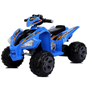 Megacar QUAD, 2 x 45 W, 1 x 12V 7Ah, modrá