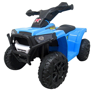 Detská elektrická štvorkolka R-SPORT QUAD JM8, 1 x 25 W, 1 x 6V, modrá