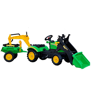 Megacar šľapací traktor BENSON zelený